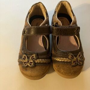 stride rite shoes 5M Leather Sensory Response Technology Mary Jane’s‎ Brown Girl